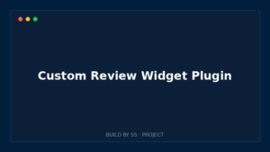 Custom Review Widget Plugin